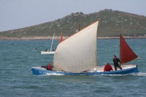Gig des Scilly sous voile