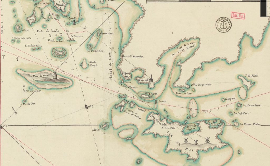 Carte Baie de Morlaix Charles CORNIC