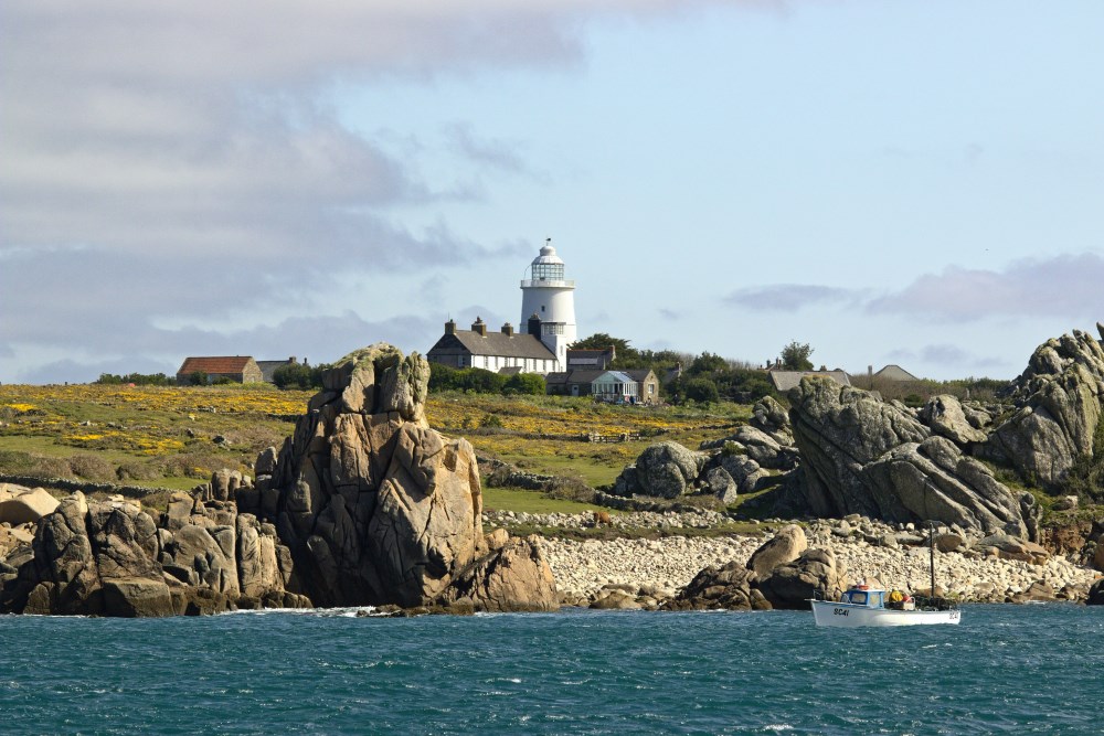 Le phare de l'ile de Saint Agnes