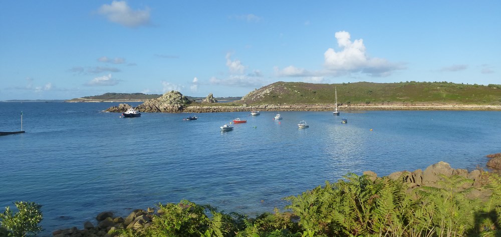 Lord Jim au mouillage a st Agnes Scilly