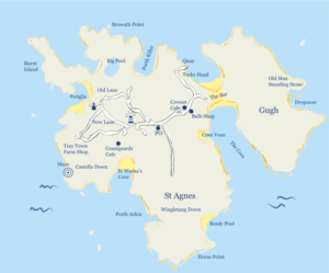 Plan de St Agnes - Scilly