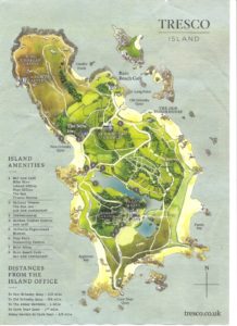 Carte de l'île de Tresco