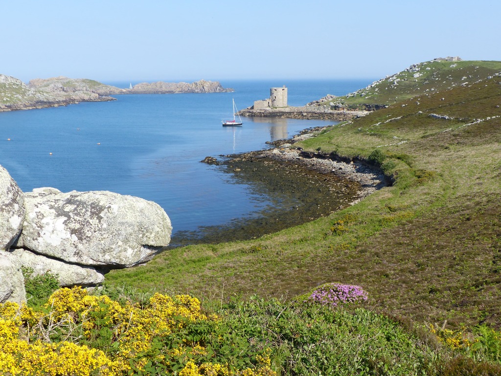navigation voile Scilly escale